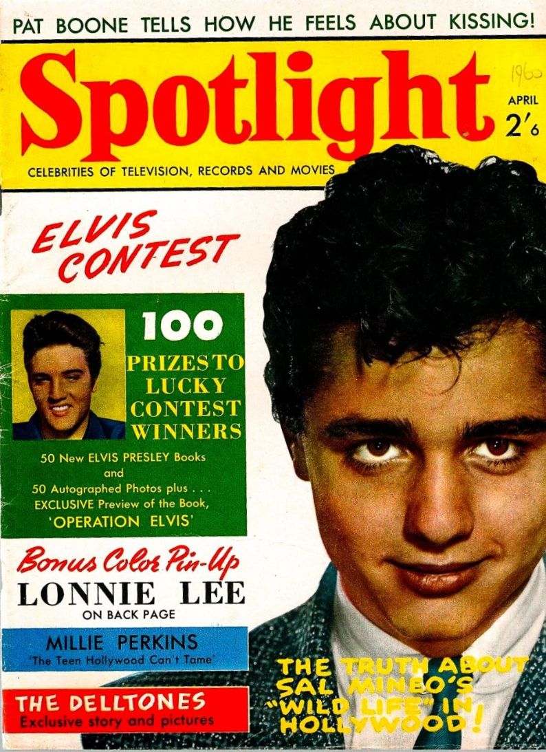 SPOTLIGHT magazine side cover  April 1960