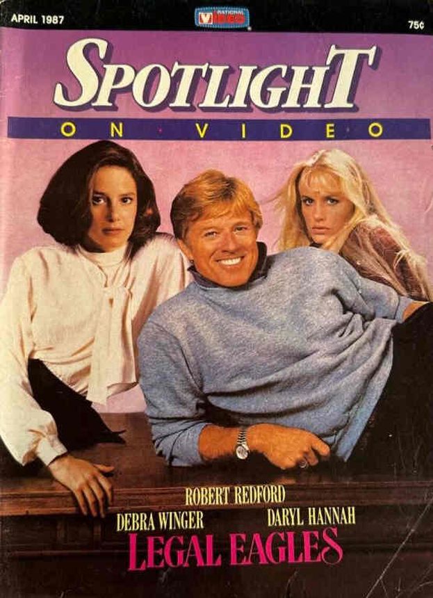 SPOTLIGHT (WEST COAST VIDEO) magazine side cover  April 1987