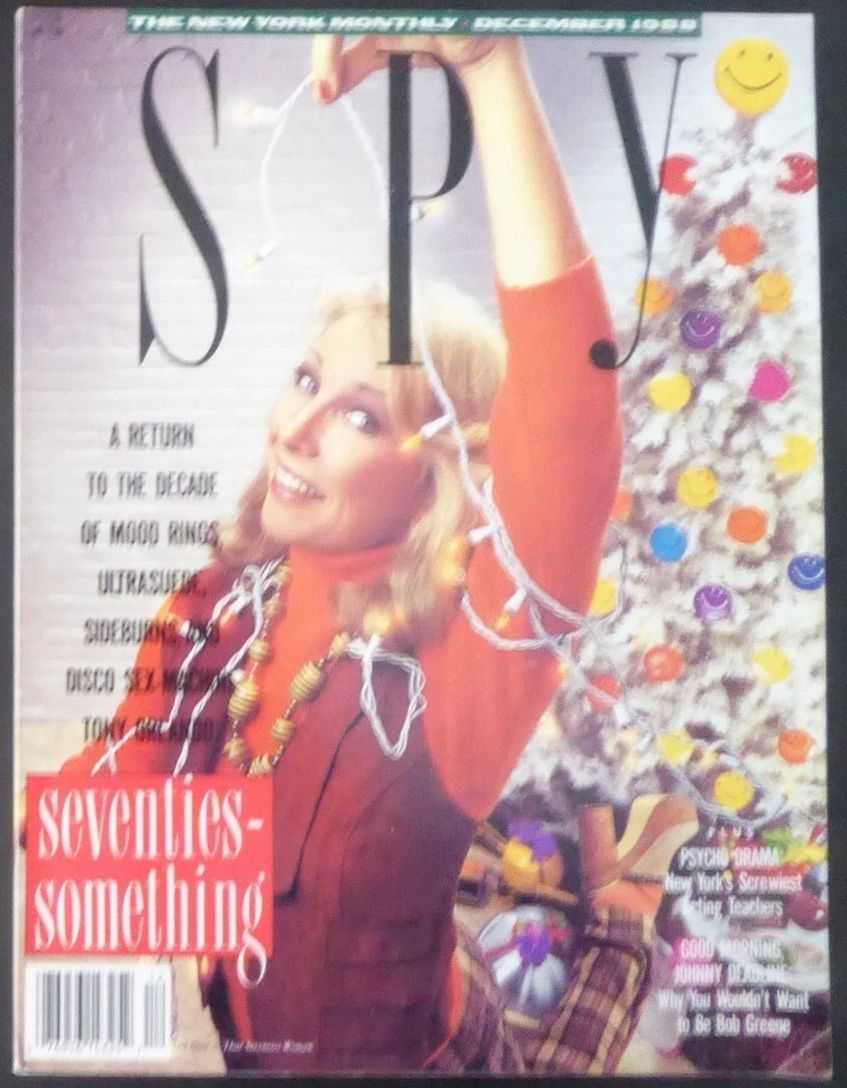 SPY magazine side cover  December 1988