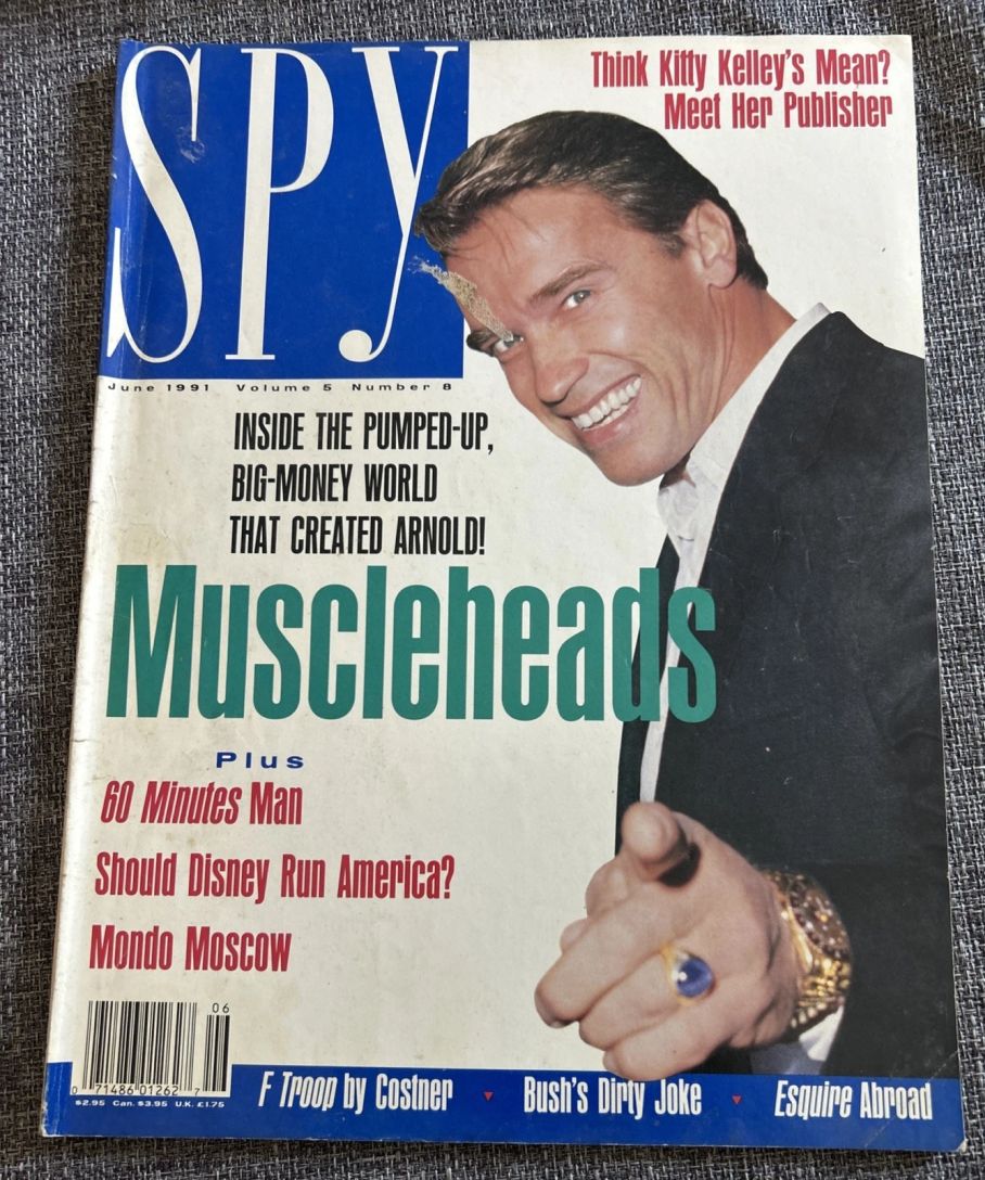 SPY magazine side cover  June 1991