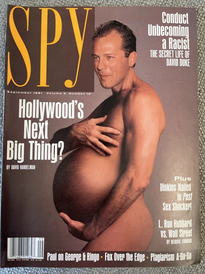 SPY magazine side cover  September 1991