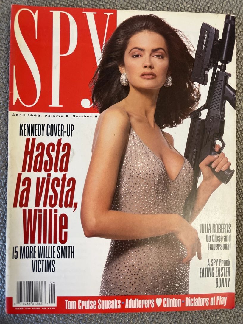 SPY magazine side cover  April 1992