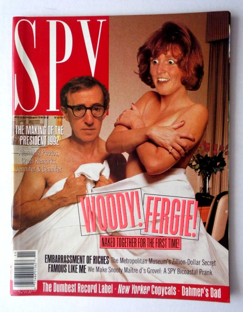 SPY magazine side cover  November 1992