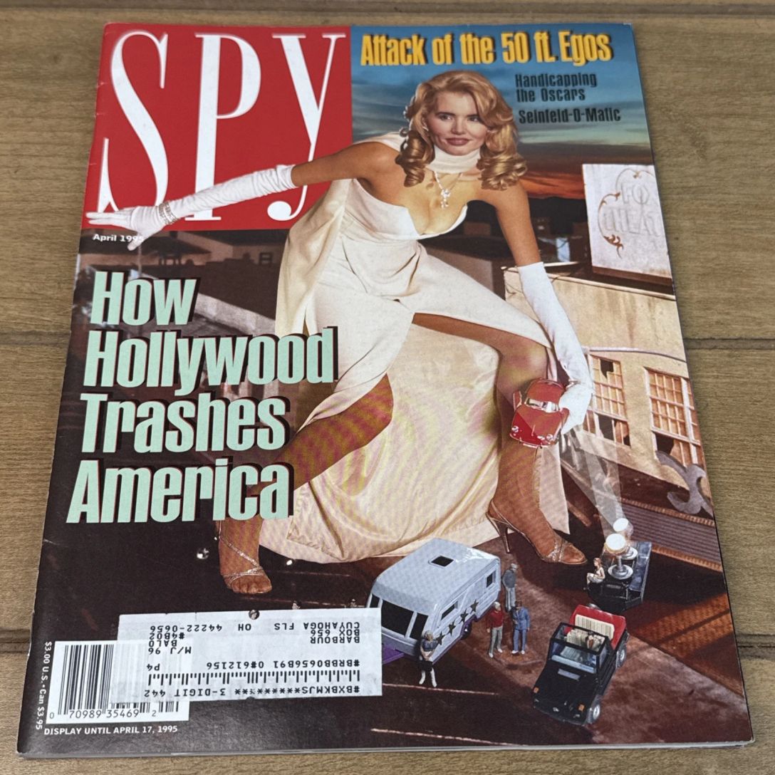 SPY magazine side cover  March/April 1995