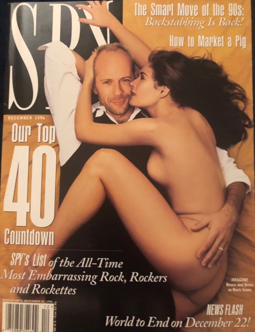 SPY magazine side cover  December 1996