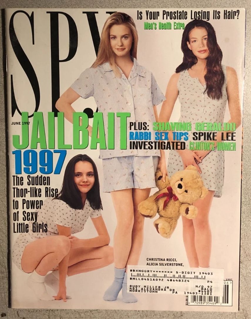SPY magazine side cover  June 1997