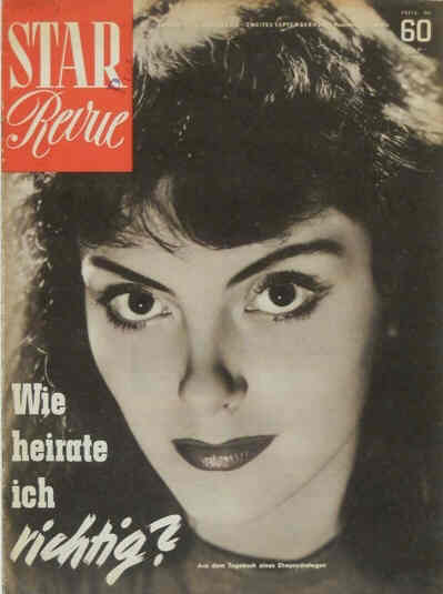 STAR REVUE magazine side cover Issue 19  1953
