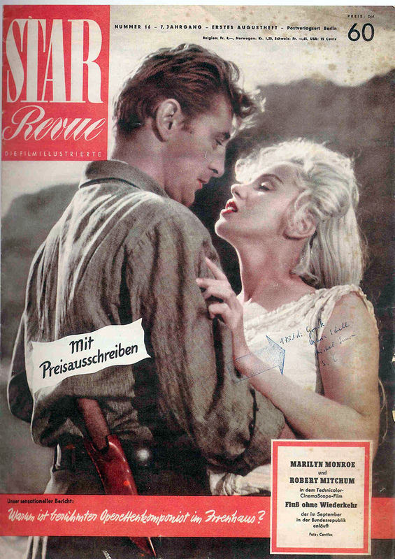 STAR REVUE magazine side cover Issue 16  1954