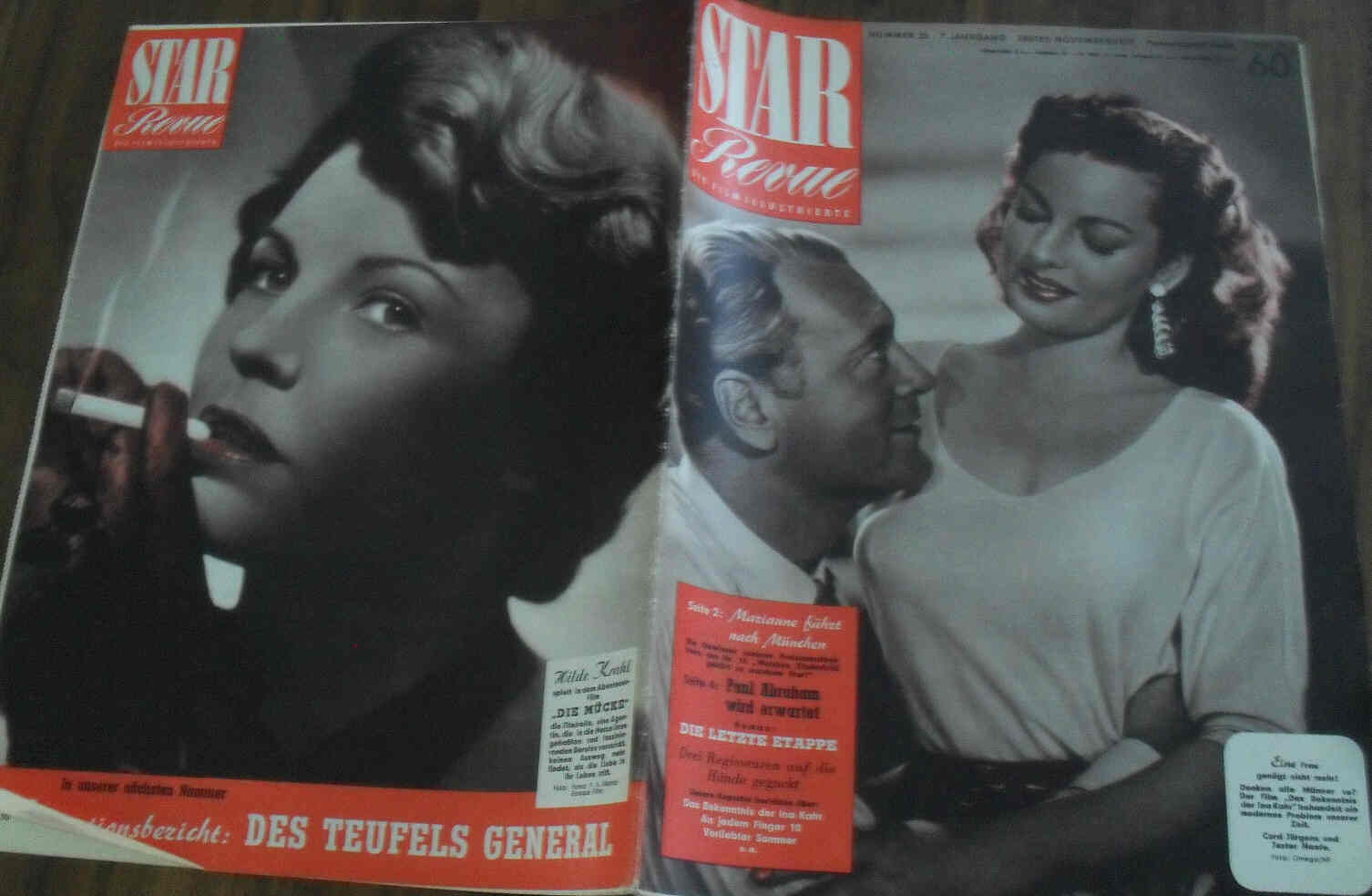 STAR REVUE magazine side cover Issue 23  1954