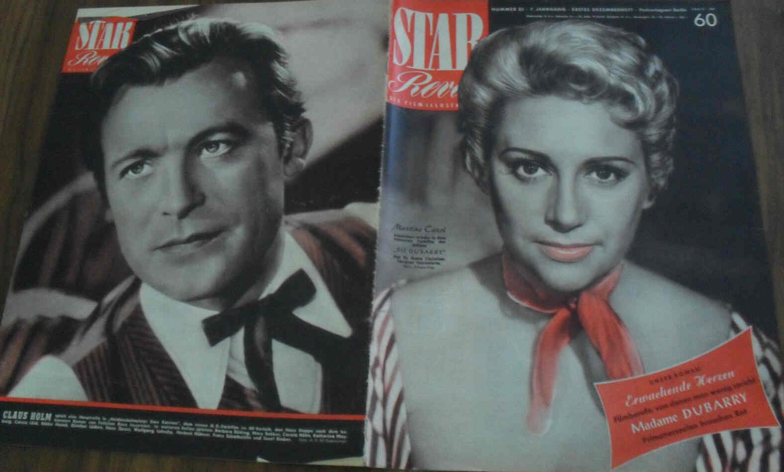 STAR REVUE magazine side cover Issue 25  1954
