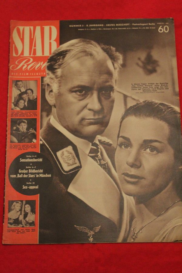 STAR REVUE magazine side cover Issue 5  1955