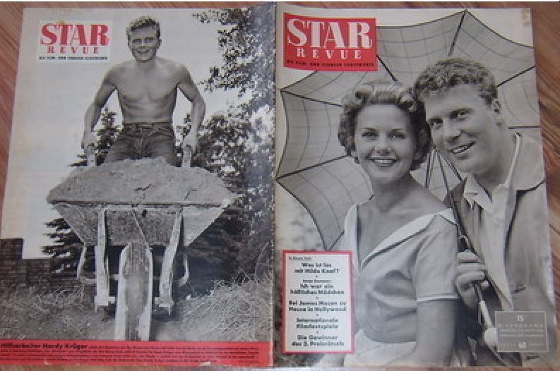 STAR REVUE magazine side cover Issue 15  1955