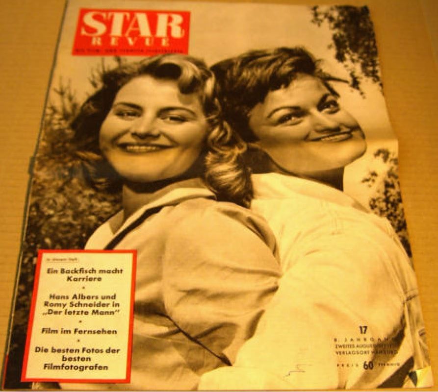 STAR REVUE magazine side cover Issue 17  1955