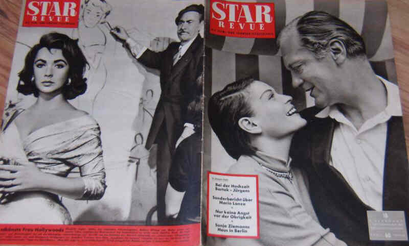 STAR REVUE magazine side cover Issue 18  1955