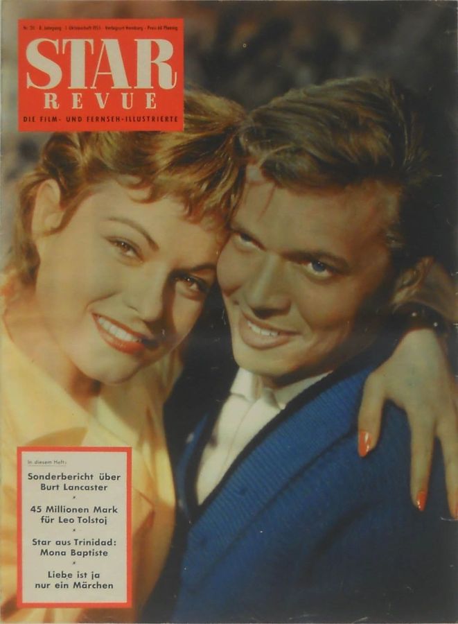 STAR REVUE magazine side cover Issue 20  1955