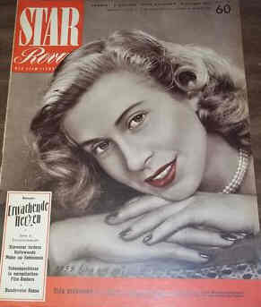 STAR REVUE magazine side cover Issue 1  1956