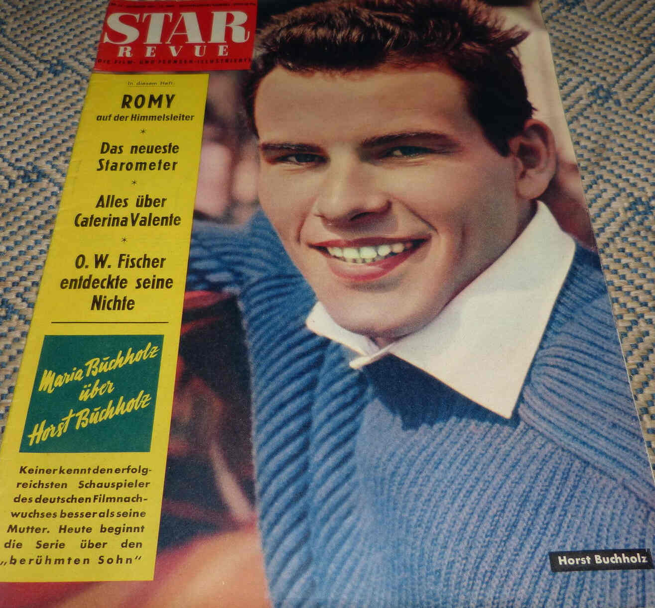STAR REVUE magazine side cover Issue 19  1957