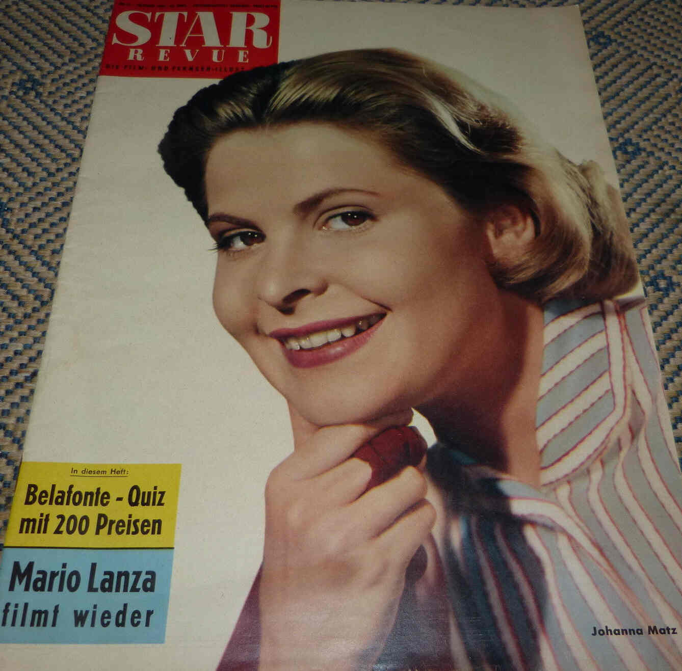 STAR REVUE magazine side cover Issue 21  1957