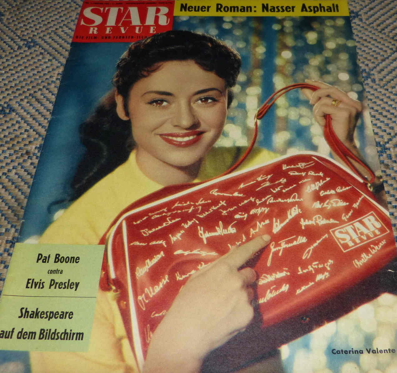 STAR REVUE magazine side cover Issue 4  1958