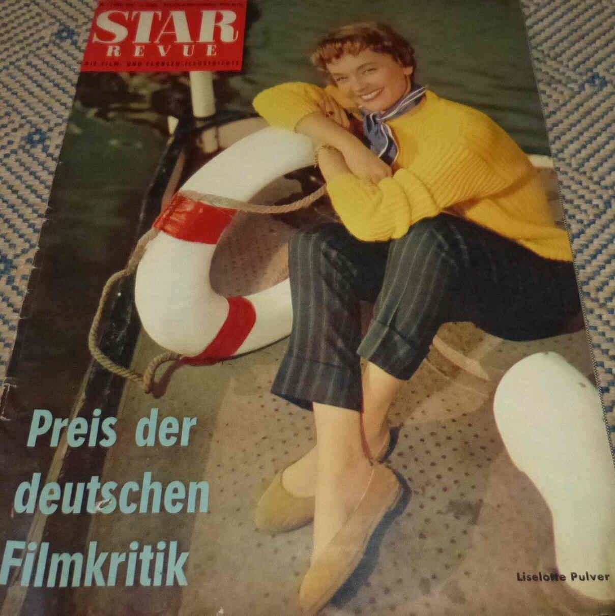 STAR REVUE magazine side cover Issue 7  1958