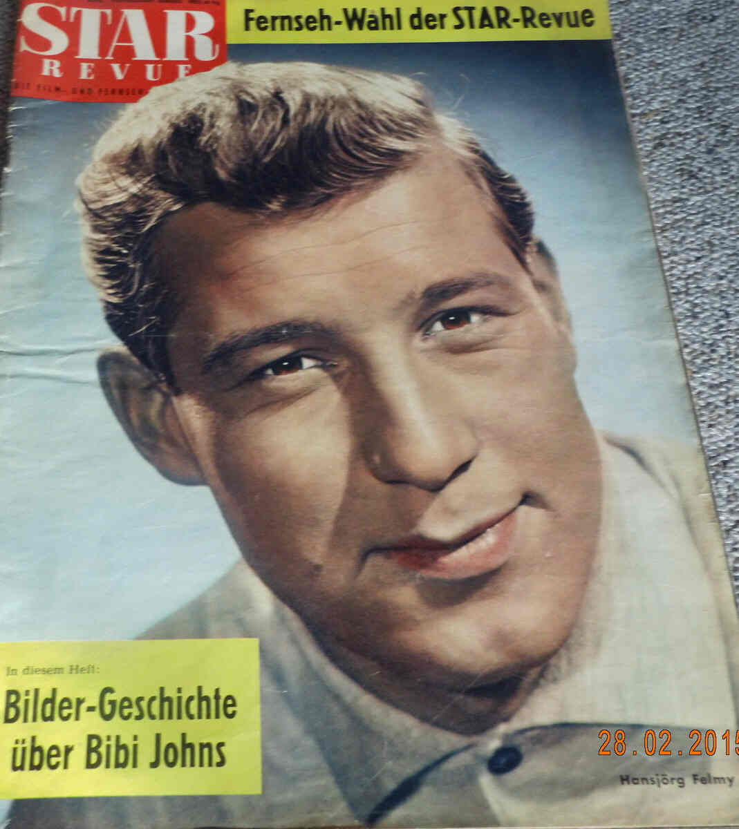 STAR REVUE magazine side cover Issue 9  1958