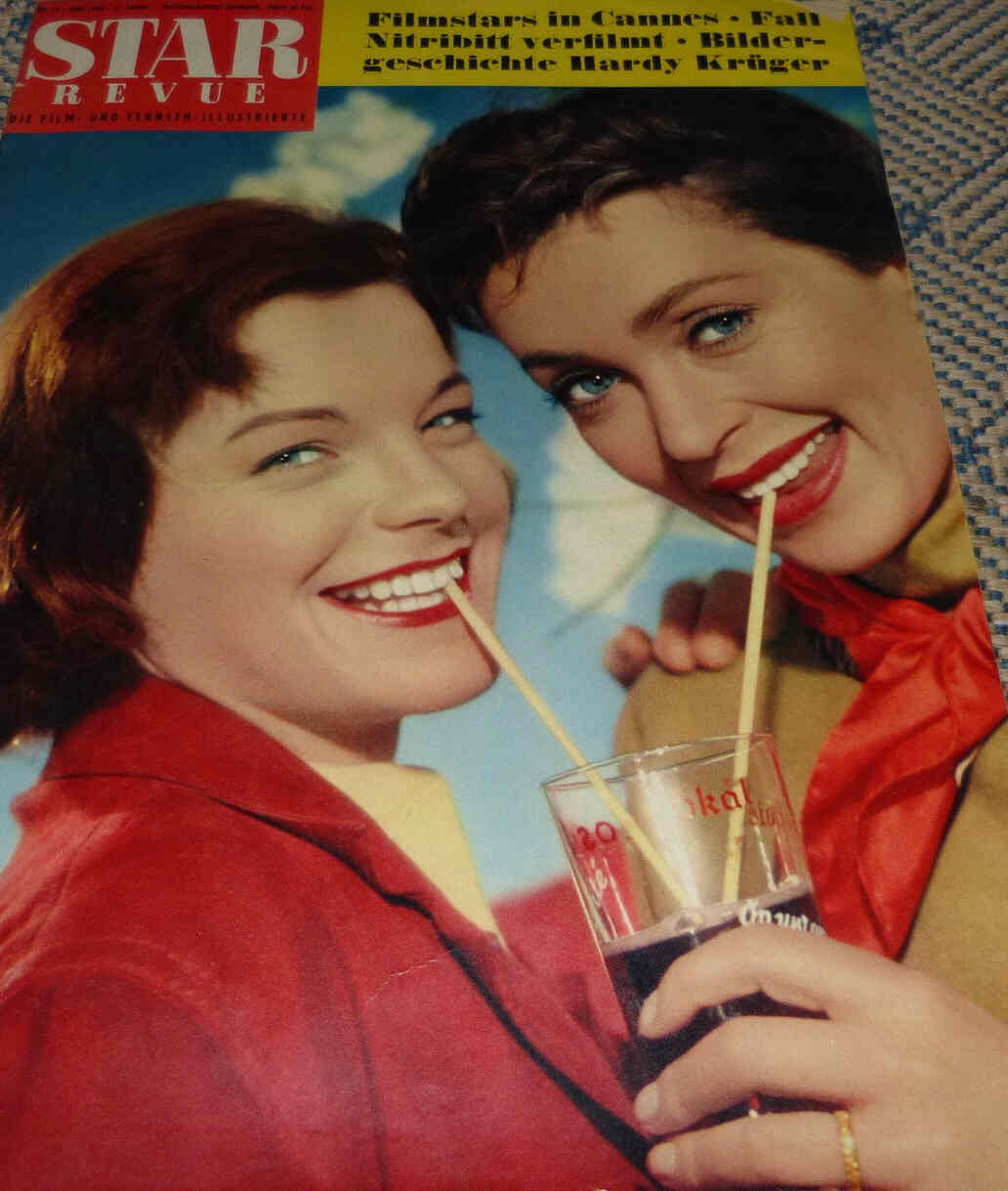 STAR REVUE magazine side cover Issue 12  1958