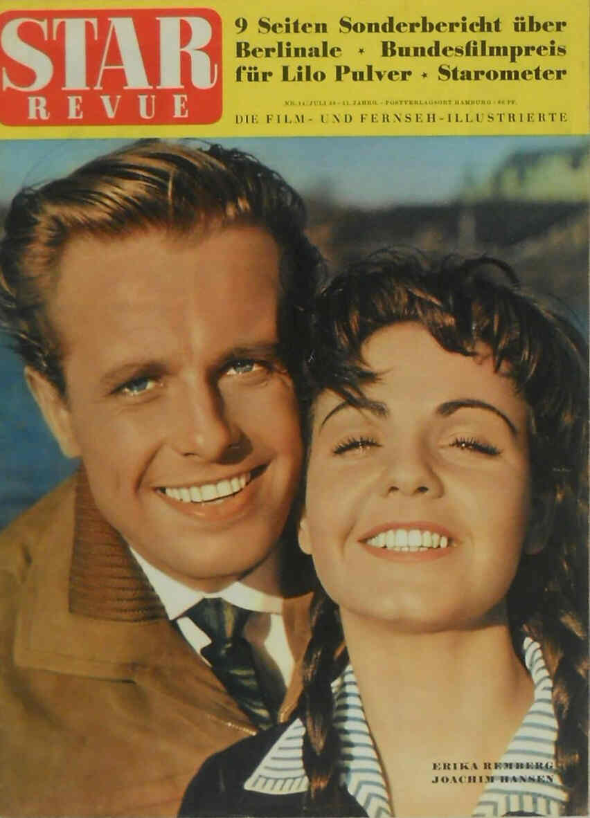STAR REVUE magazine side cover Issue 14  1958