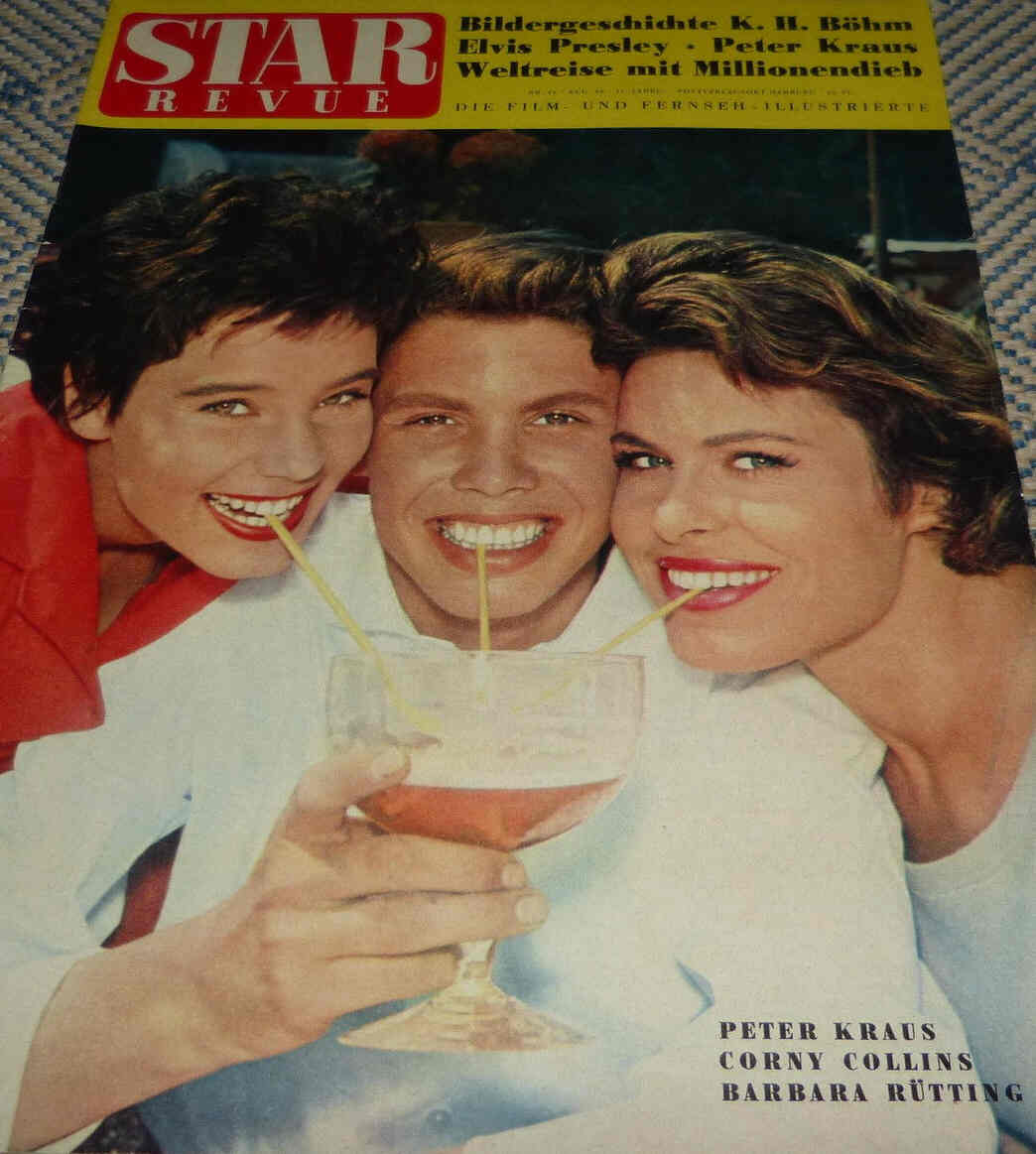 STAR REVUE magazine side cover Issue 18  1958