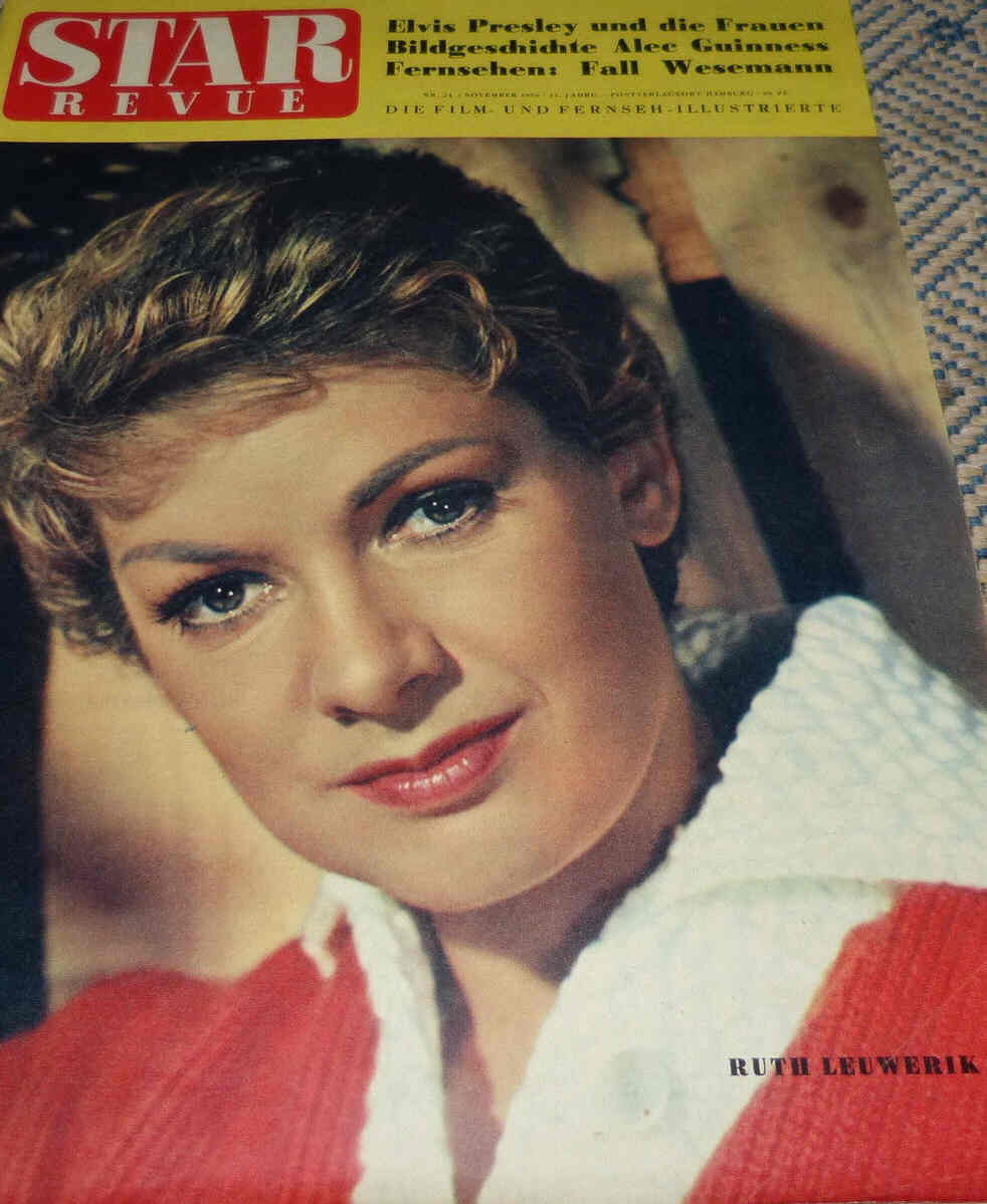 STAR REVUE magazine side cover Issue 24  1958