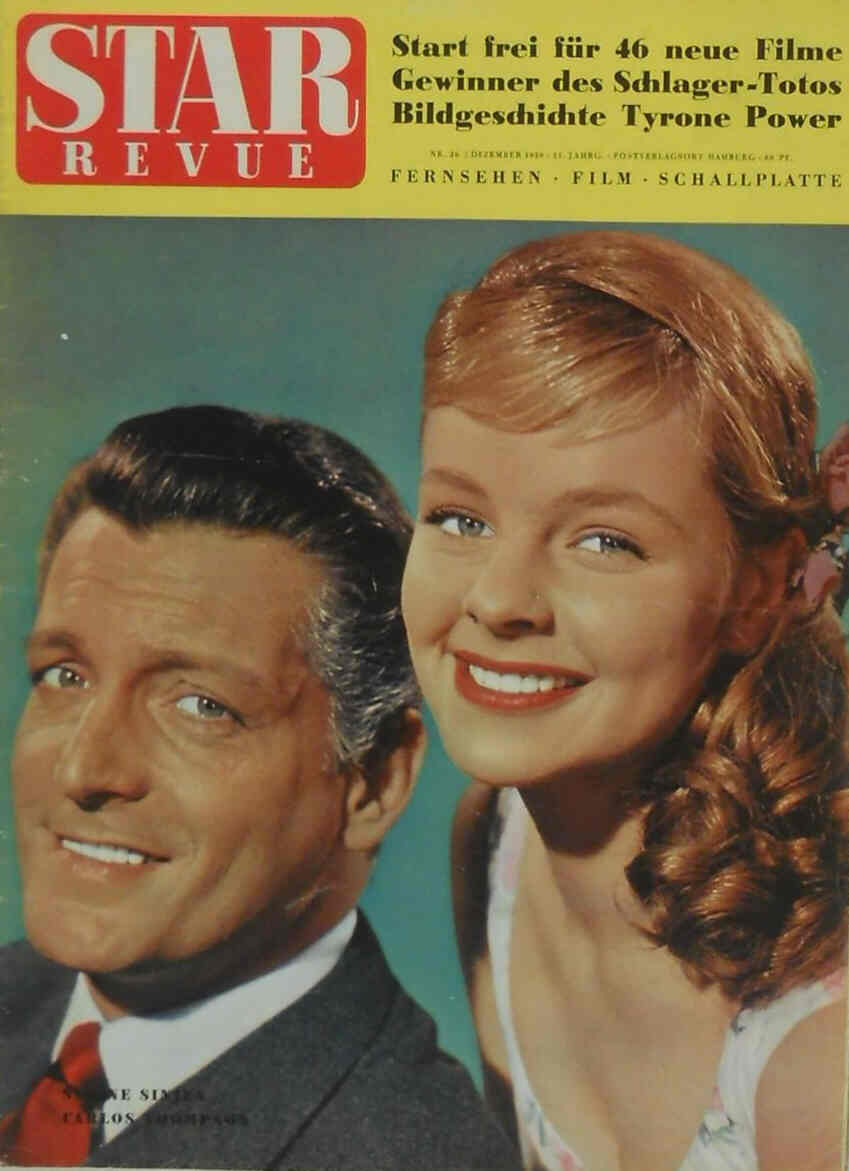 STAR REVUE magazine side cover Issue 26  1958