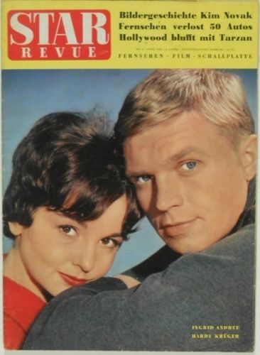 STAR REVUE magazine side cover Issue 8  1959