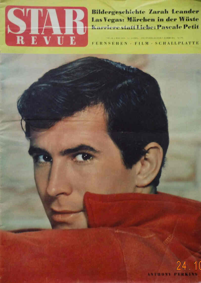 STAR REVUE magazine side cover Issue 10  1959