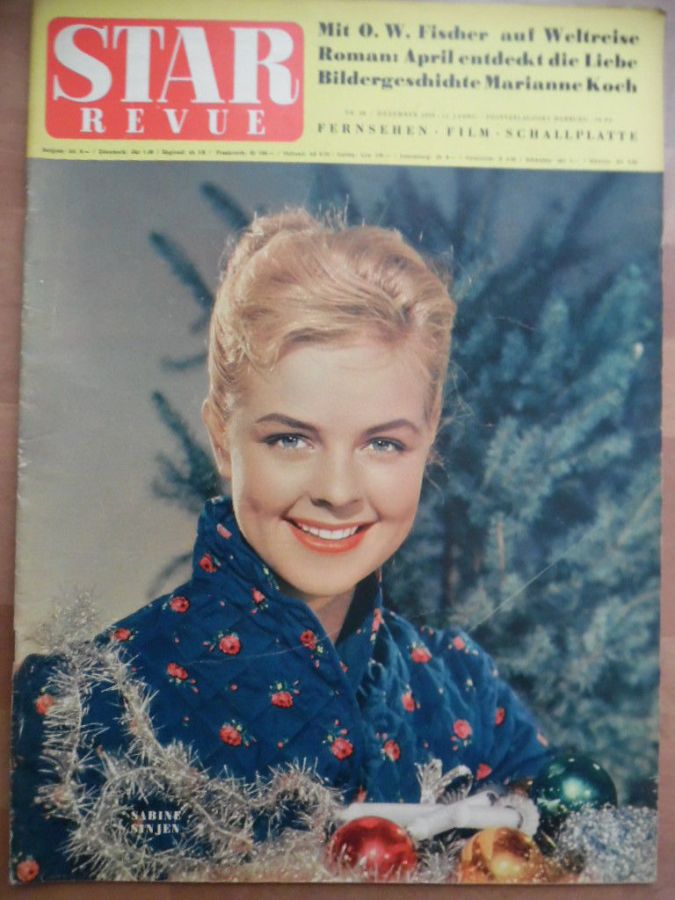 STAR REVUE magazine side cover Issue 26  1959