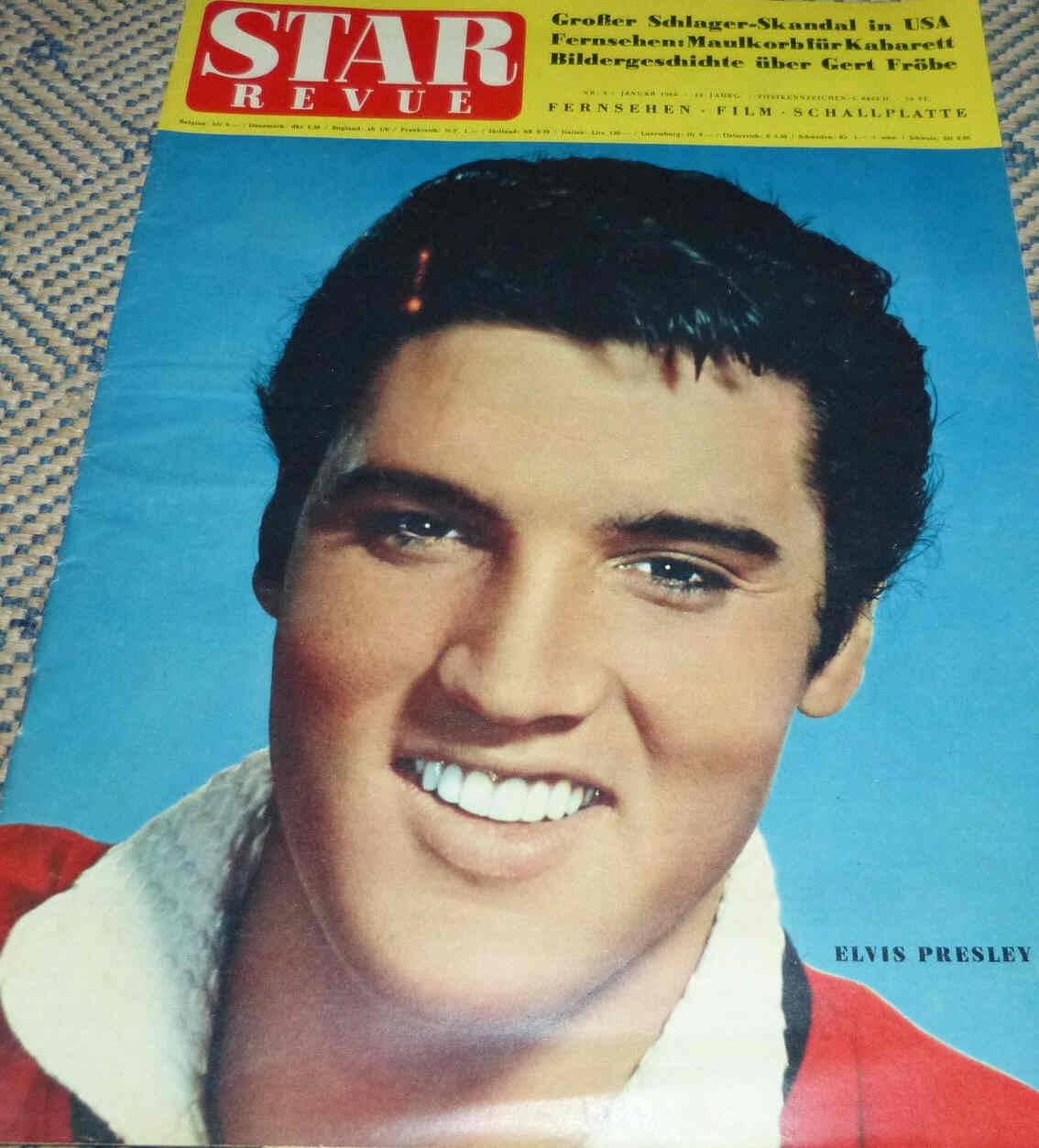 STAR REVUE magazine side cover Issue 3  1960