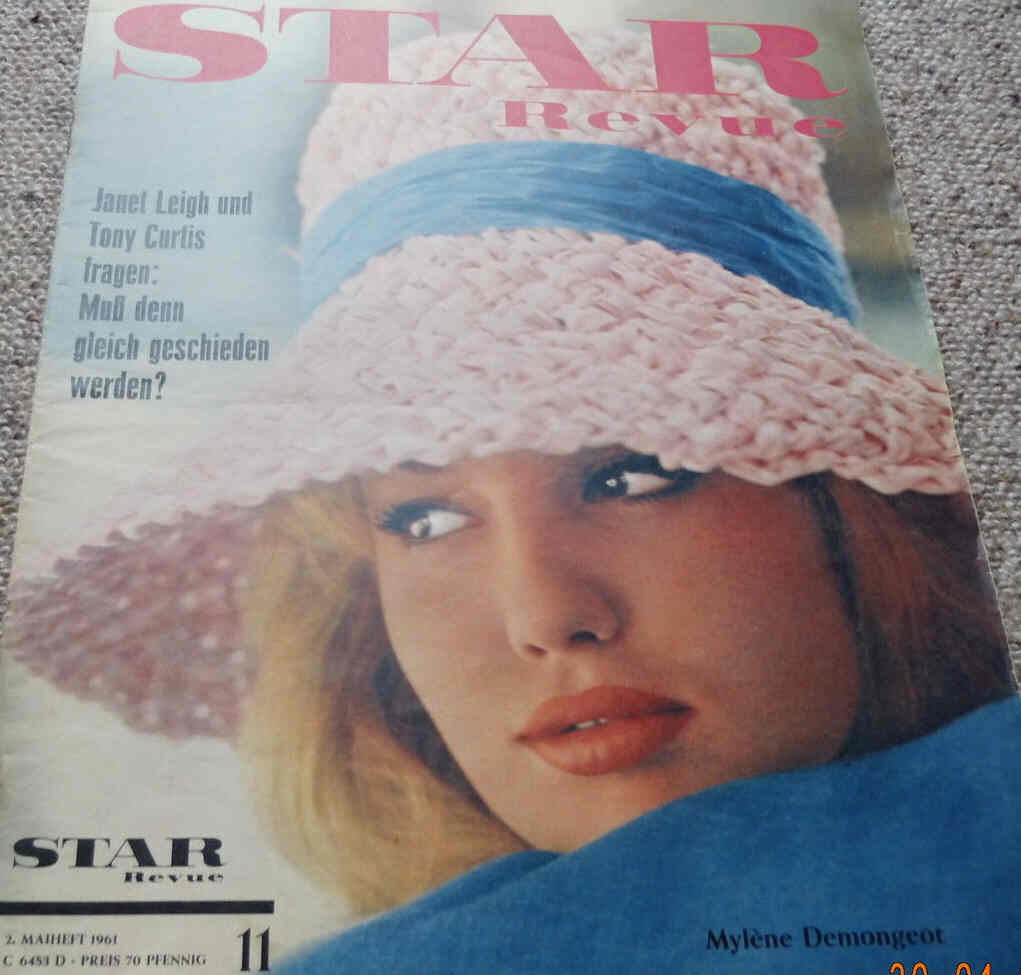 STAR REVUE magazine side cover Issue 11 May 1961