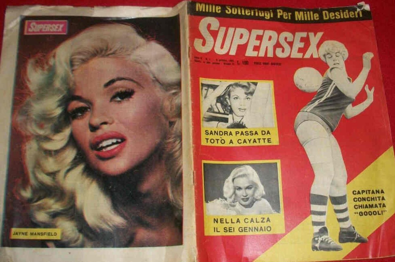 SUPERSEX 1960 magazine side cover Issue 1 6 January 1960