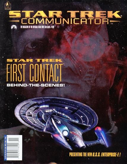 STAR TREK COMMUNICATOR magazine side cover Issue 109 November/December 1996