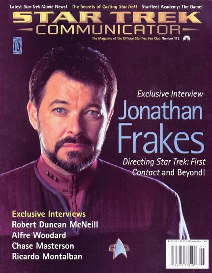 STAR TREK COMMUNICATOR magazine side cover Issue 112 May/June 1997