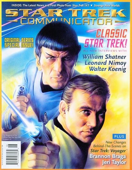 STAR TREK COMMUNICATOR magazine side cover Issue 117 June/July 1998