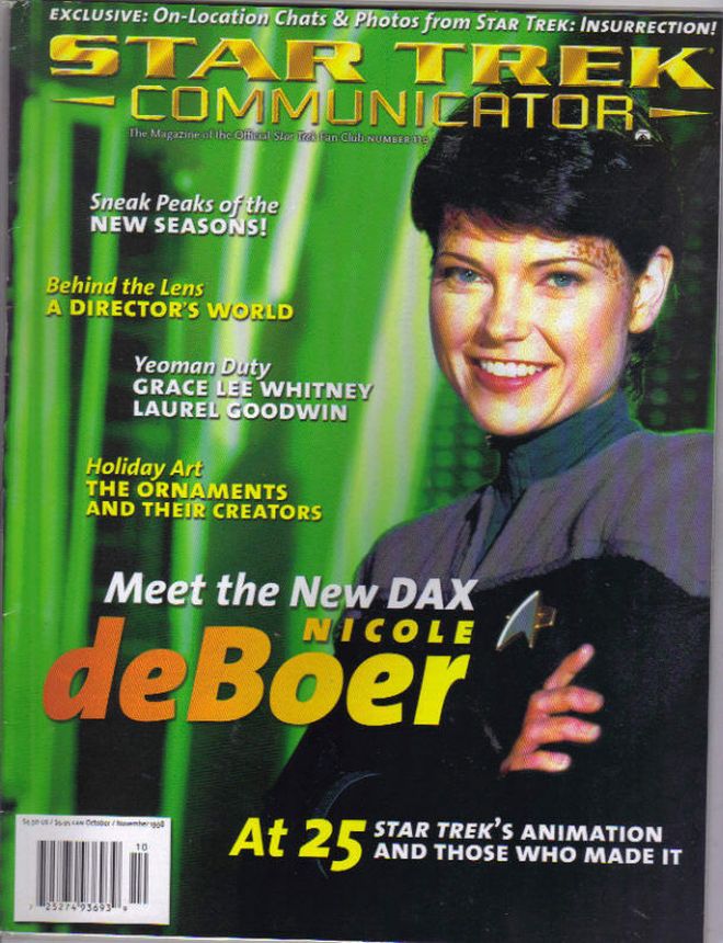 STAR TREK COMMUNICATOR magazine side cover Issue 119 October/November 1998