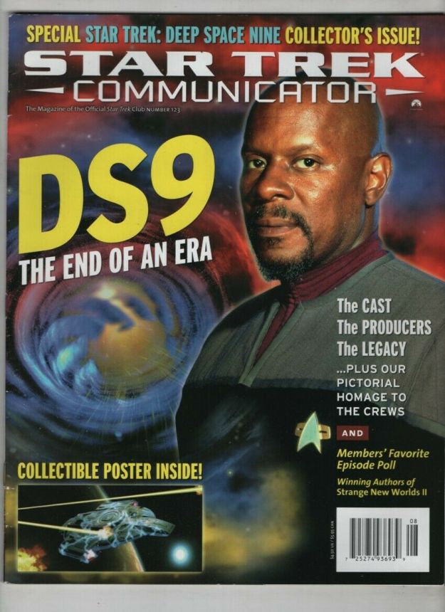 STAR TREK COMMUNICATOR magazine side cover Issue 123 June/July 1999