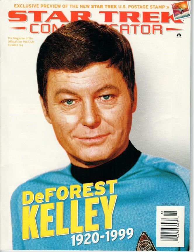 STAR TREK COMMUNICATOR magazine side cover Issue 124 August/September 1999