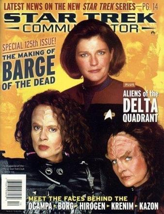 STAR TREK COMMUNICATOR magazine side cover Issue 125 October/November 1999