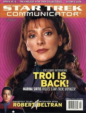 STAR TREK COMMUNICATOR magazine side cover Issue 126 Dec.'99/January 2000