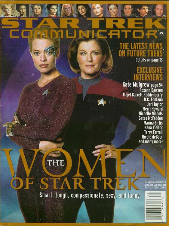 STAR TREK COMMUNICATOR magazine side cover Issue 131 October/November 2000