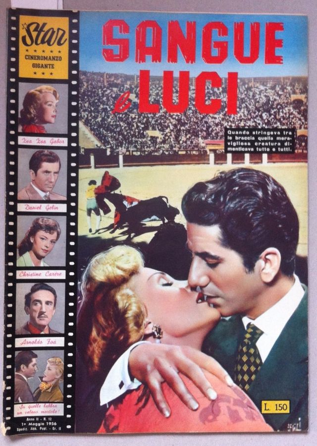 STAR CINEROMANZO GIGANTE magazine side cover Issue 12 1 May 1956