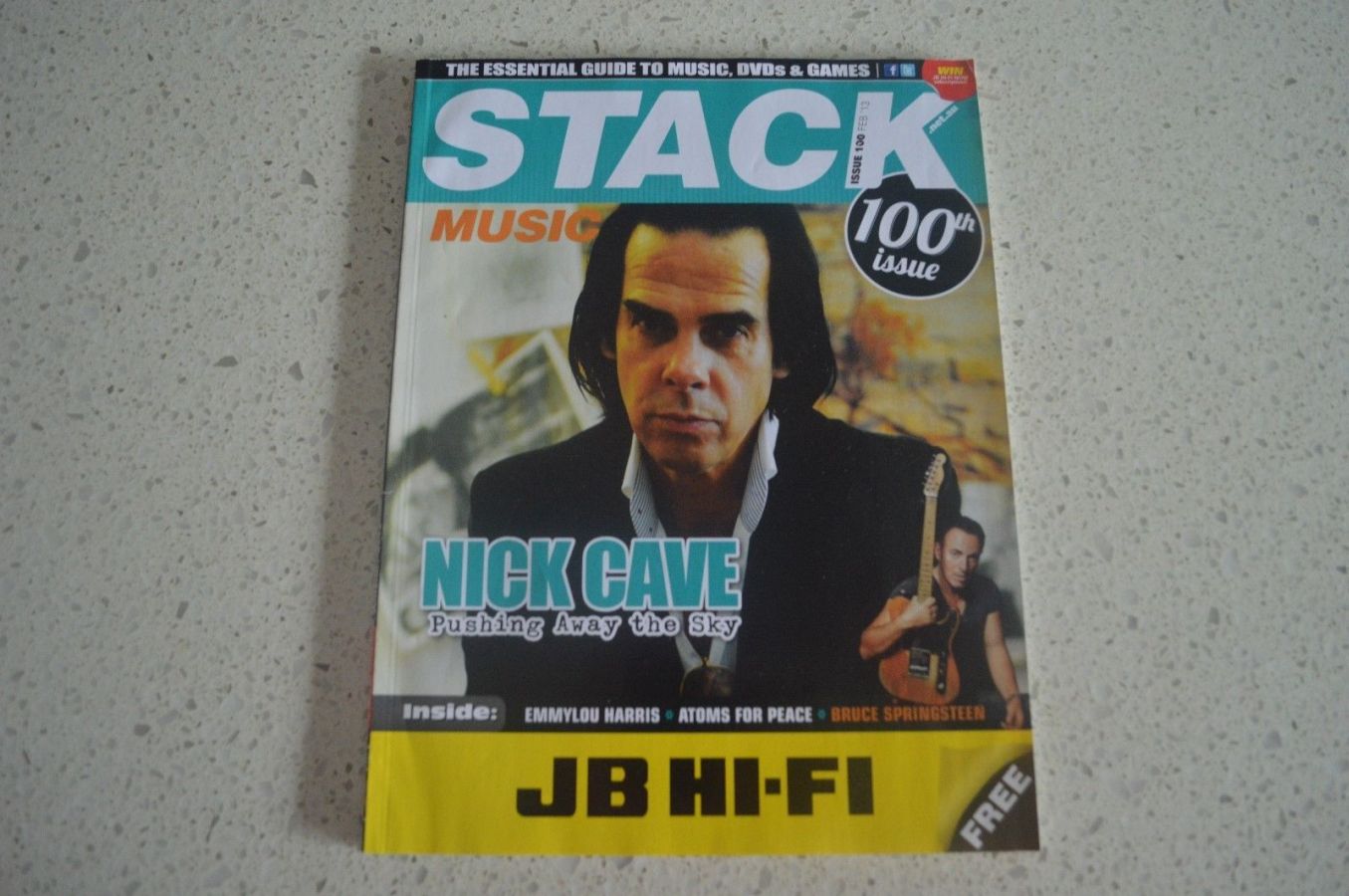 STACK magazine side cover Issue 100  February 2013