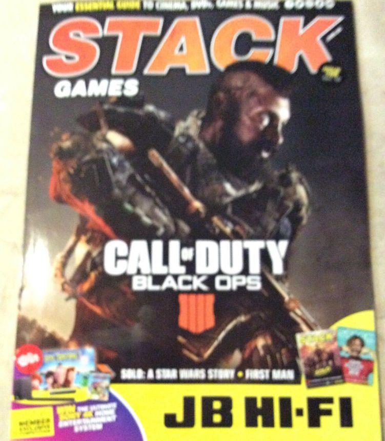 STACK magazine side cover Issue 168  October 2018