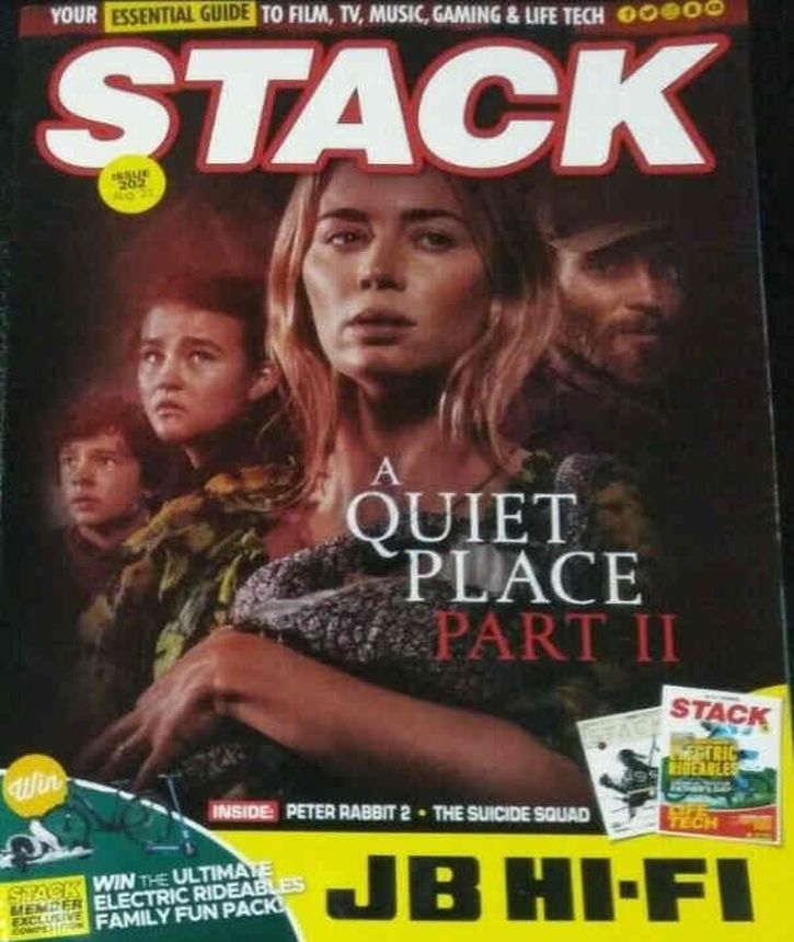 STACK magazine side cover Issue 202  August 2021