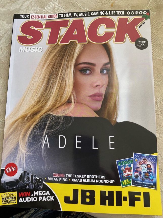 STACK magazine side cover Issue 206  December 2021